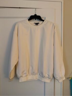 Guess Women’s Golf White Pullover Size Large